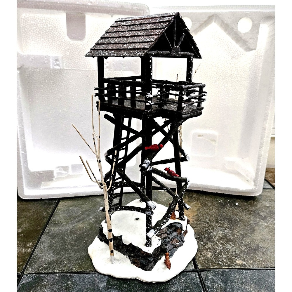 Carole Towne Wooden Ranger Tower • 2002 • Accessory • Original Box • Complete
